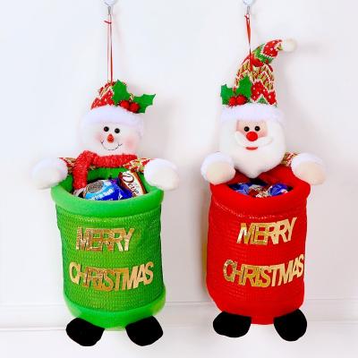 China Creative Santa Snowman Christmas Candy Bag of Christmas Decoration Hot Style Christmas Bag for Home for sale