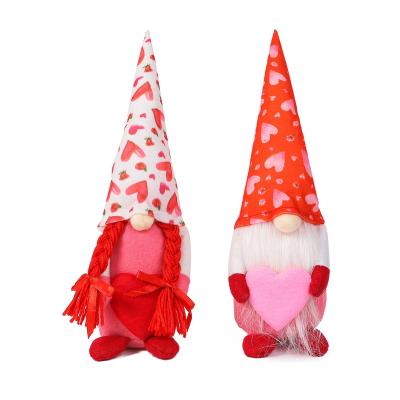 China 2022 New Fashion Rudolph Mother'S Day Love Valentine Doll Mothers Birthday Gift Valentine's Day Ornament Gnome for sale