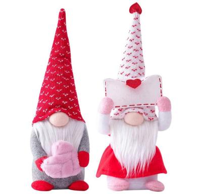 China 2022 Pretty New Valentine Gnomes Gonk Doll Decorative Faceless Wedding Party Decoration Valentine's Day for sale