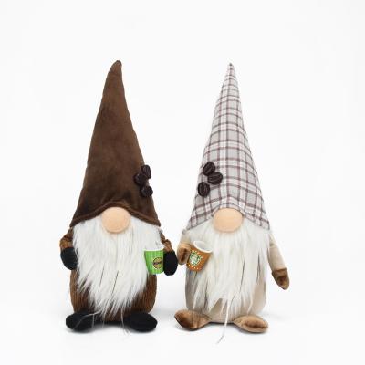 China 2022 Autumn Decor Plaid Swedish Tomte Gonk Christmas Gifts Dolls Coffee Decor Thanksgiving Ornaments Gnomes for sale