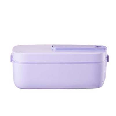 China Household 1L Stainless Steel Container Lunch Box Cordless Portable Electric Food Warmer For Warming Food for sale