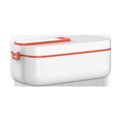 China Household 1L Stainless Steel Container Lunch Box Cordless Portable Electric Food Warmer For Warming Food for sale