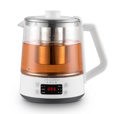 China Digital Control Cordless Electric Multifunctional Temperature Adjustable Kettle 0.8L Tea Kettle with High Borosilicate Glass Life Element for sale