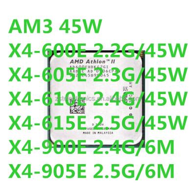 China AMD X4 600E 605E 610E 615E 900E 905E Desktop CPU Quad Core AM3 Ready Stock Best Offer for sale