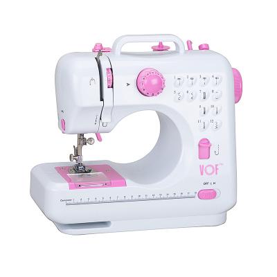 China Factory Wholesale 12 Stitches Big Crochet Pattern Household Mini Electric Sewing Machine for sale