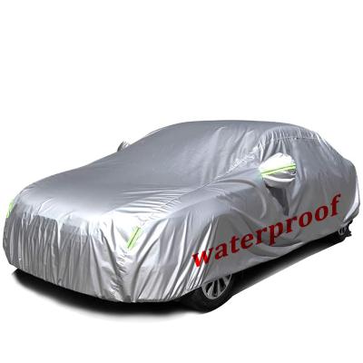 China Water Resistant Folding Protection SUV Hail Snow Sun Rain Outdoor Full Body Proof Waterproof Car Cover for sale