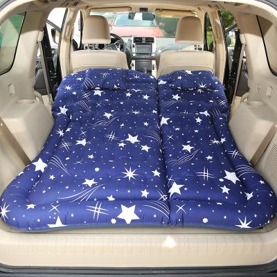 China Separate Bodies With Inflatable Shelter SUV Sleep Pad Camping Travel Car Air Bed For Truck for sale