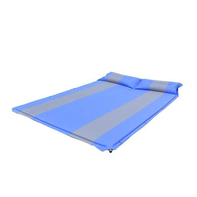 China Waterproof Self Inflating Portable Waterproof Camping Picnic Mat With Pillow for sale