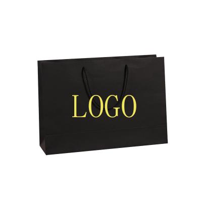 China Recyclable Luxury White Customized Paper Bag Kraft Paper Gift Bag Logo Craft Packaging Shopping Paper Bags for sale