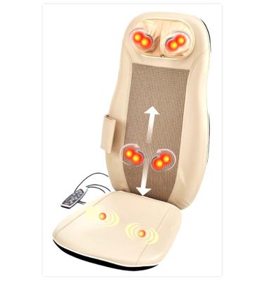 China Rechargeable Car Vibrating Back Portable Shiatsu Massage Cushion for sale