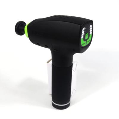 China Professional Body Maker Custom Logo Vibration Lcd ScreenHeated Fascial Gun Massage Gun With Heat for sale