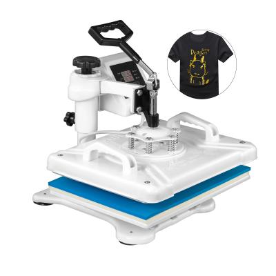 China Hotels New Arrival 5 In 1 Heat Press Machine White Heat Press 5IN1 Heat Press 12 X 15 Inch For T Shirt for sale