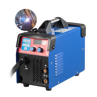 China Building Material Stores Wholesale MIG Welder Machine 3 in 1 Easy to Use MMA/MIG/LIFT TIG Welder 160A 220V MIG Magnetic/Cat Welder for sale