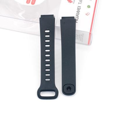 China Silicone Silicon Watch Band 16mm For Huawei Talkband B3 lite Smart Watch Leather Band For B6 Belt Strap Wrist Watch Strap Replacement for sale