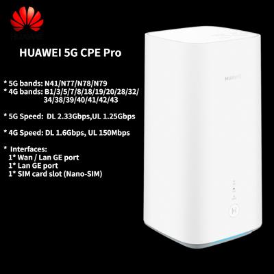 China 2020 New 5G WiFi Home Router With SIM Card Slot Home Wireless Router Huawei 5G CPE Pro H112-372 for sale