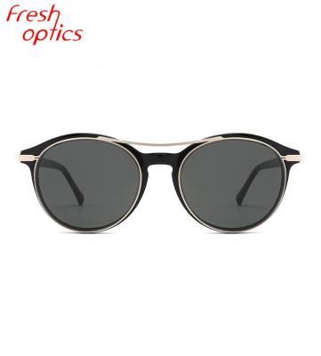 China Custom Monocle Frames New Arrivals In Current Men And Women Trendy Designer Sunglasses Removable Round Glass Eyewear Frame 2022 for sale