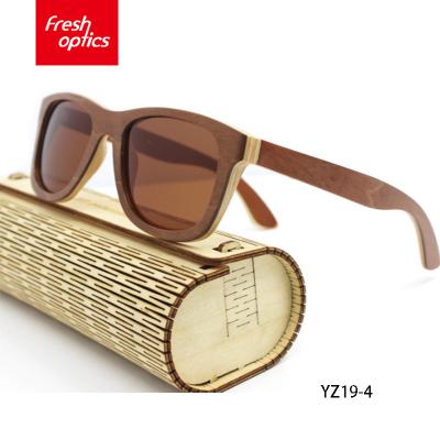 China Fashion Sunglasses YZ19 Harmful Light Barrier Eco Wooden Sunglasses Polarized for sale