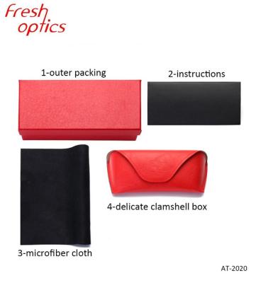 China Cheap Leather Glasses Boxes Cases Paper Boxes Hot Selling Glasses Sunglasses Package Box for sale