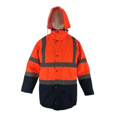 China Custom Wholesale Hi Vis Safety Uniform Workwear Jackets Water Proof Factory for sale