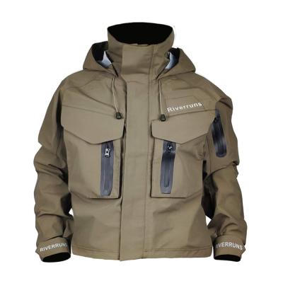 China Waterproof Custom Waterproof Windproof Softshell Jacket For Men Fishing Hunting Wear for sale