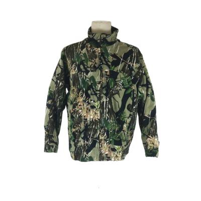 China Custom Green Factory Wind Water Proof Forest Camo Hunting Jacket XS-4XL + Custom Sizes for sale