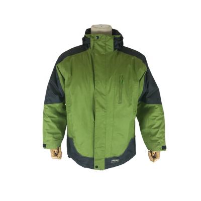 China Custom Fashion Breathable Waterproof Mens Factory Mens Warm Snow Insulated Ski Jackets Green for sale