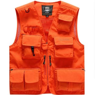 China Men's Outdoor Adjustable Multi Pocket Fly Fishing Vest QUICK DRY for sale