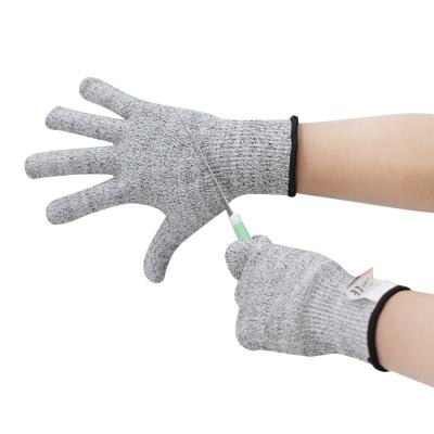 China High Protective Hand Grade Cut Resistance Work Gloves Anti Cut Construction Hand Glove for sale