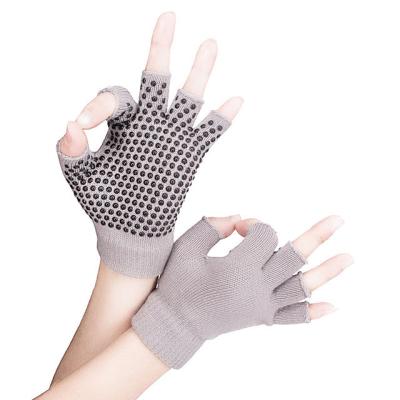 China Hot Selling Non Slip Half Finger Training Anti Slip Fitness Gloves Yoga Gloves for sale