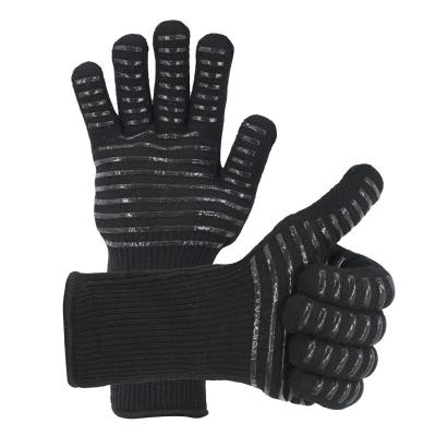 China BBQ Grill Heat Resistant Heat Resistant Protective Gloves Anti Scalding Gloves for sale