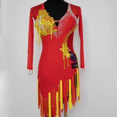 China The hip scarf can be varied latin red dance skirt short dance skirt for sale