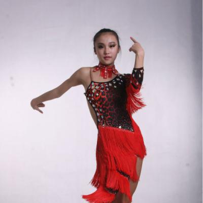 China Women's Latin Dance Dress Women's Tights Dance Dress Competition Dress for sale