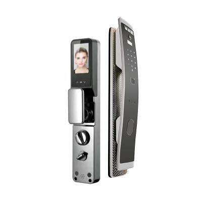 China Factory Price Apartment Induction Intelligent Digital Face Recognition Door Lock Fully Automatic Intelligent Digital Lock for sale