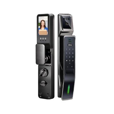 China Apartment Bilixo Usmart Go Camera Door Lock Fully Automatic Face Recognition 3D Smart Digital Door Lock With Remote Unlock for sale