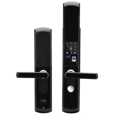 China 40-120mm latest style keyless biometric smart card door lock fingerprint security for sale