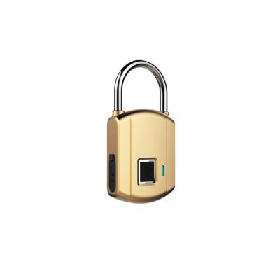 China Waterproof Digital Keyless Smart Bag Fingerprint IP65 Smart Padlock for sale