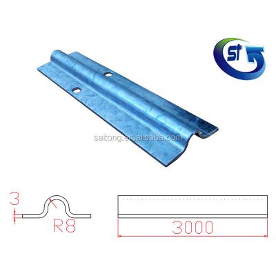 China Traditional Hollow U-Groove Galvanized Steel Track Rail For Sliding Gate Track for sale