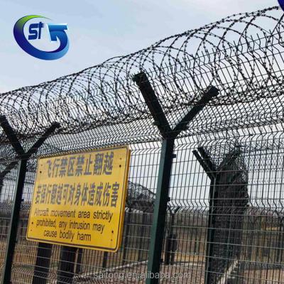 China Easily Assembled Chain Link Fence Top Barbed Wire Galvanized Razor Fence Wire Hight Security Concertina Barbed Wire for sale