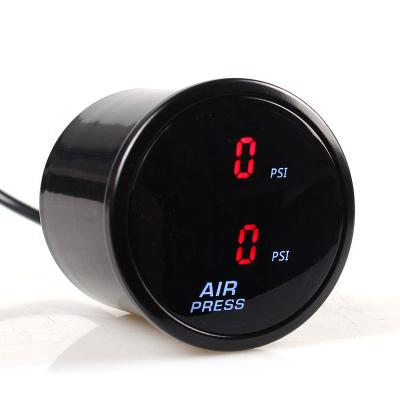 China Dual 2inch Display Air Pressure Gauge Air Pressure Gauge Car PSI Dual Red LED Digital Display Air Pressure Sensor Kit SENHO Digital Gauge for sale