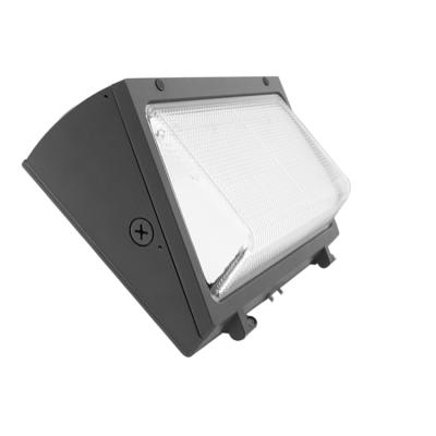 China 120LM/W 60W 90W 120W ETL DLC LED Glass Wall Package Light Fixture With Photocell Sensor for sale