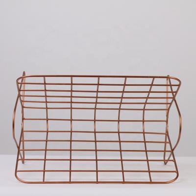 China Eco-friendly Made in China Furniture Wholesale New Minimalist Design Rattan Shelf Magazine Holder Handwoven Mail Organizer for sale