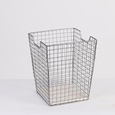 China Wholesale Office Eco-friendly Can Iron Net Mesh Waste Bin Wastebasket Rubbish Paper Basket School Supplies for sale