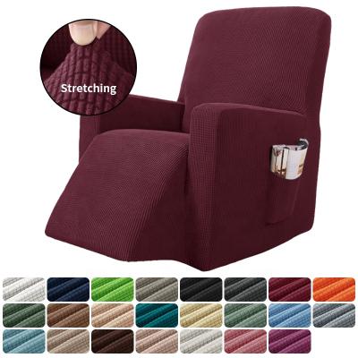 China High Elastic High Quality Stretch Cover 95% Polyester Sofa Cover Inclusive Chair Recliner Covers for sale