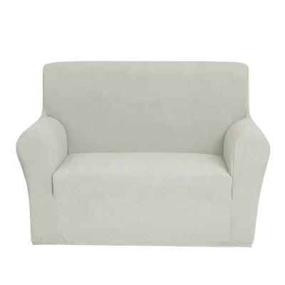 China Super Soft High Quality Fleece Fabric Sofa Covers Furniture Protector Sofa Couch Cover Jacquard Pattern for sale