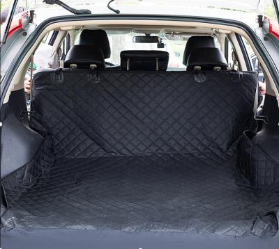 China Waterproof Dog Car Seat Cover With Mesh Viewing Window Waterproof Dog Car Back Seat Cover for sale