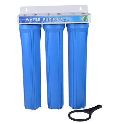 China Redidental Blue Housing 3 Stage Water Purifier 20