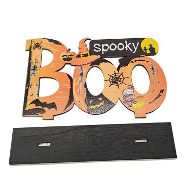 China Europe New Arrival Wholesale Hot Selling Wooden Slices Wall Decorations With Rope Halloween Party Gift for sale