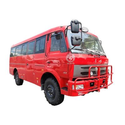 China 2023 Dongfeng 4x4 Off Road Bus 19 Seats Diesel Coach Bus with and Optional Chassis for sale