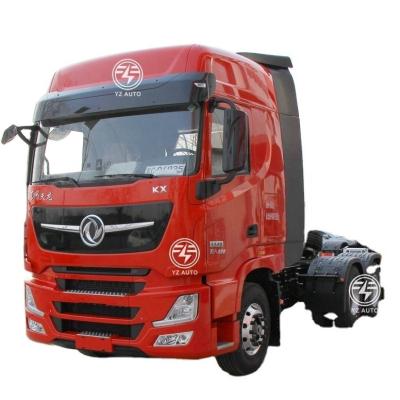 China 3800 1350mm Wheel Base 6X4 Natural Gas Tractor Trailers For Construction for sale