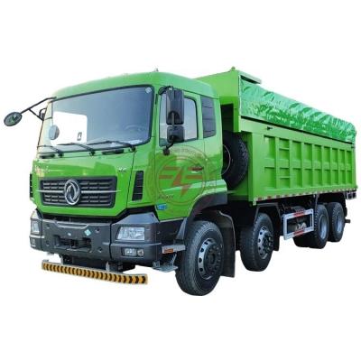 China U Shaped Upper Cover And Elevated Cargo Box 12 Wheel Tipper Truck For Mining Dumping for sale